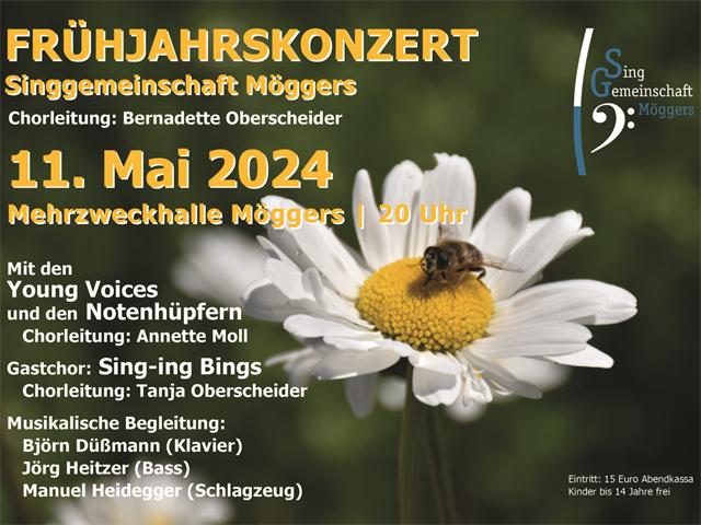 Frühjahrskonzert Singgemeinschaft Möggers